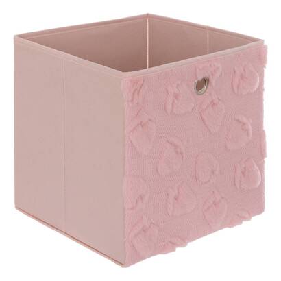 Cesta de almacenamiento infantil "fraci" rosa, 30x30 cm