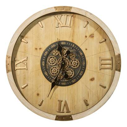 Reloj "micka" beige, 63,5x8 cm