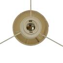 Lámpara de pie "Blanca" Beige, H.124 cm Beige