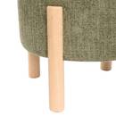 Taburete ba&uacute;l "Elki" Verde Caqui, H.45,5 cm Verde caqui