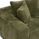 Sofá "Solka" 3 plazas, L. 254 cm, Verde caqui Verde caqui
