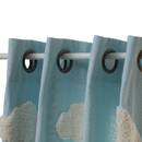 Cortina infantil "Tufy" Azul claro, 260x140 cm Azul claro