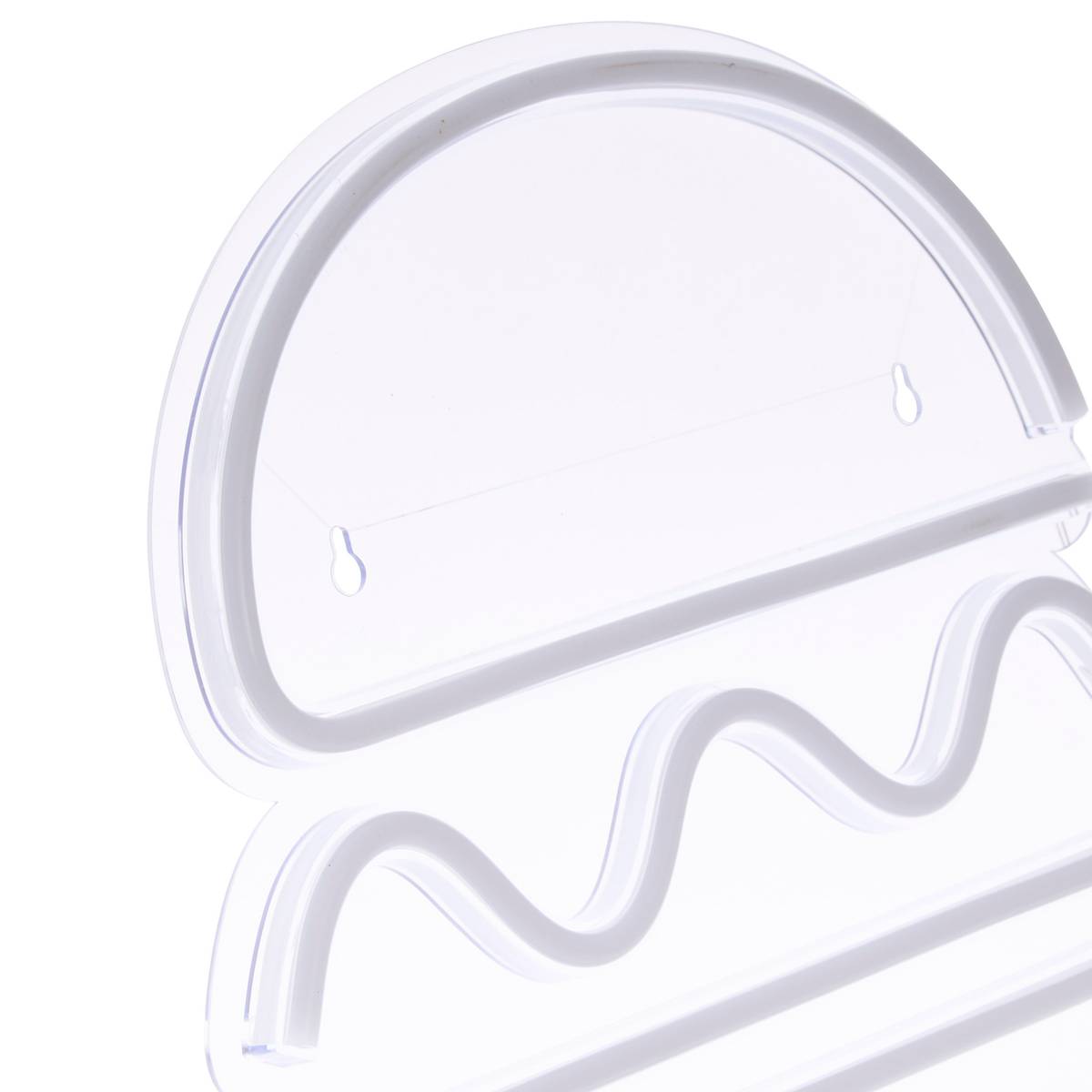 Neón LED "Burger" USB, Multicolor, 30x1,5 cm Multicolor