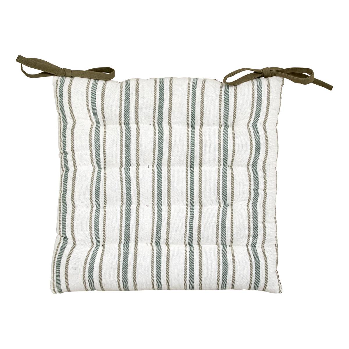 Cojín de silla "Groove" Verde, 38x38 cm Verde