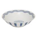 Ensaladera "Oceania" Porcelana, 25,8x25,8 cm Azul