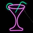 Ne&oacute;n LED "Cocktail" USB, Multicolor, 24,8x1,5 cm Multicolor