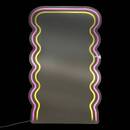 Espejo de neón LED "Wavy" Multicolor, Al. 60 cm Multicolor