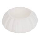 Portavelas "Ocea" Gres (cerámica) Blanco, Ø 8,4 cm Blanco