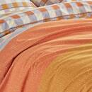 Juego de cama "Cuadros modernos" Terracota, 240x220 cm Terracota