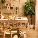 Mantel "Tropical" 240x140 cm, Beige Lino Beige lino