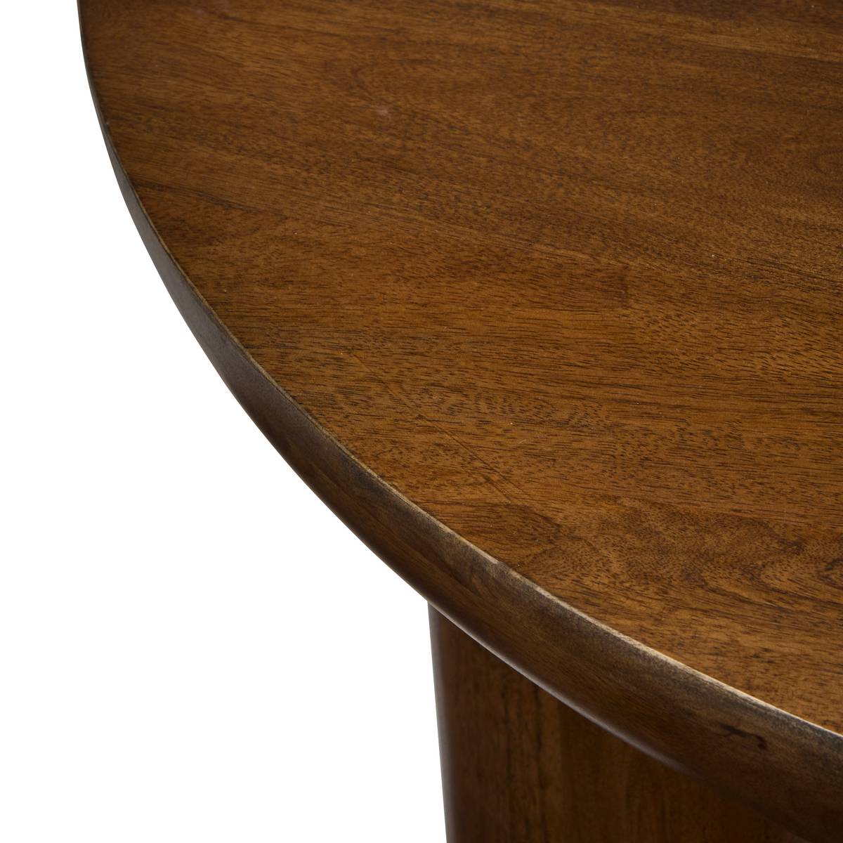 Mesa de centro "Stambh" Marrón, Ø 90 cm Marrón