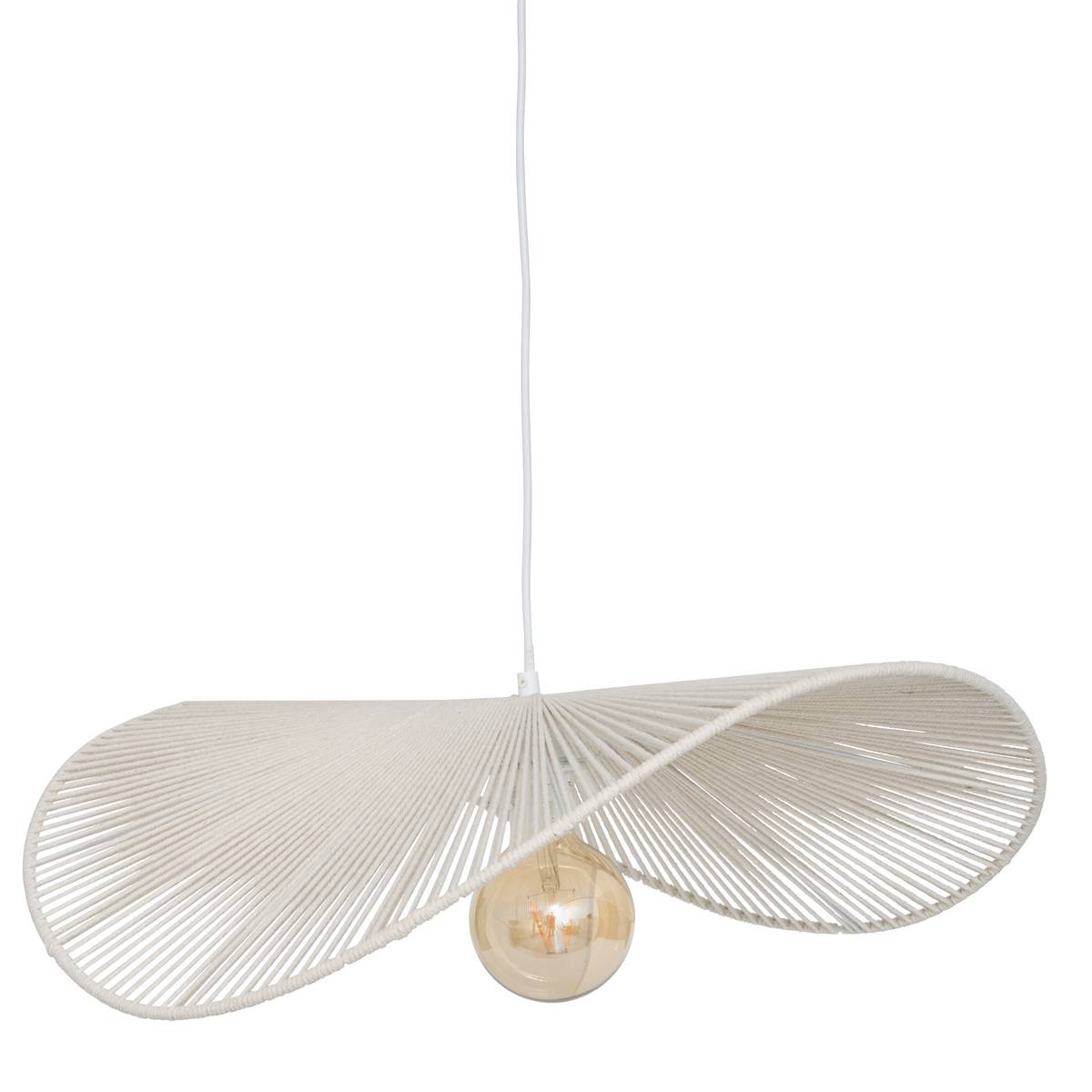 L&aacute;mpara Colgante "Adelia" Blanco, 58x56 cm Blanco