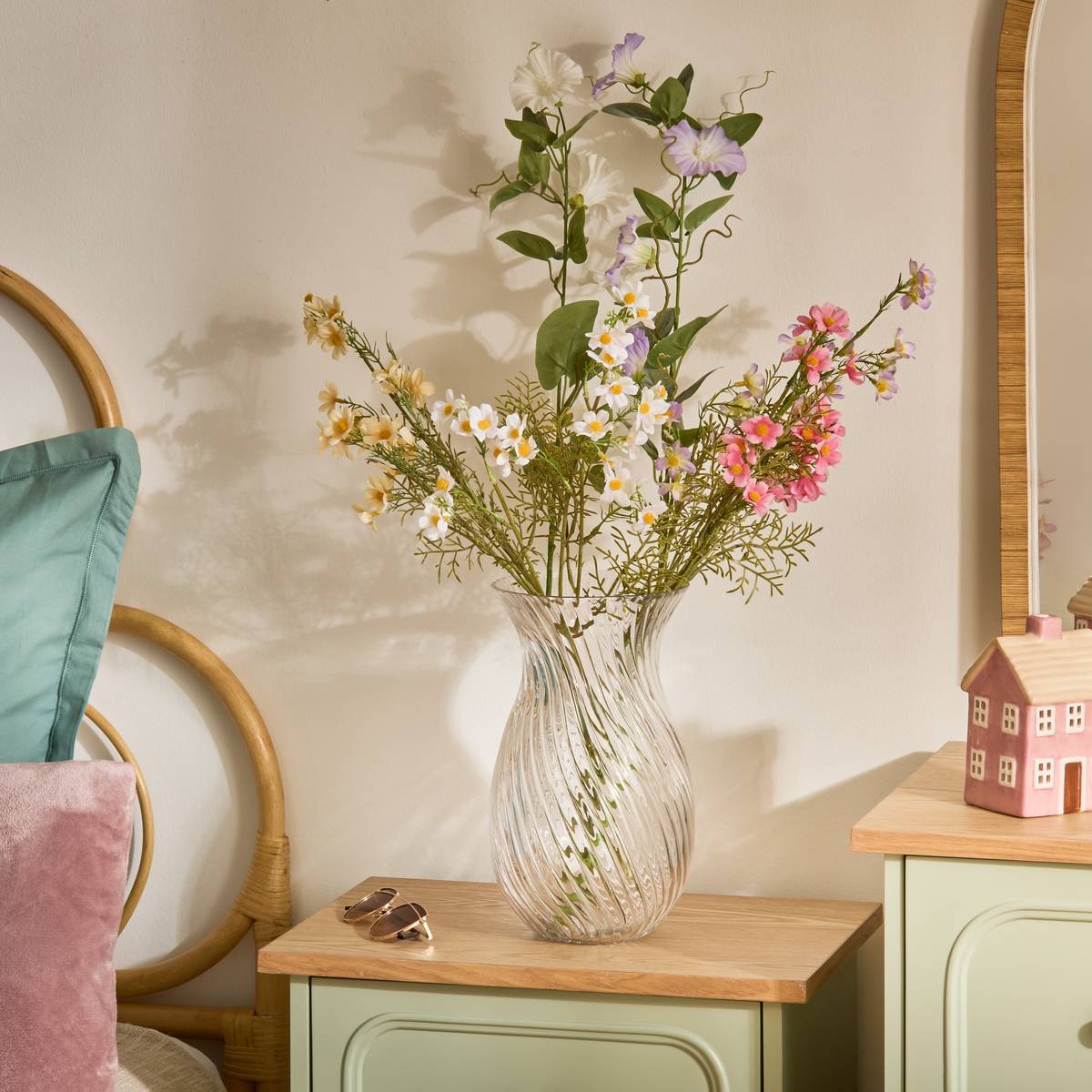 Flor artificial "Phoebe" H.63 cm Modelo A