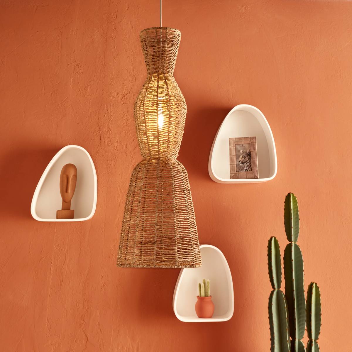 Objeto decorativo "Sien" Beige, H.24,5 cm Beige