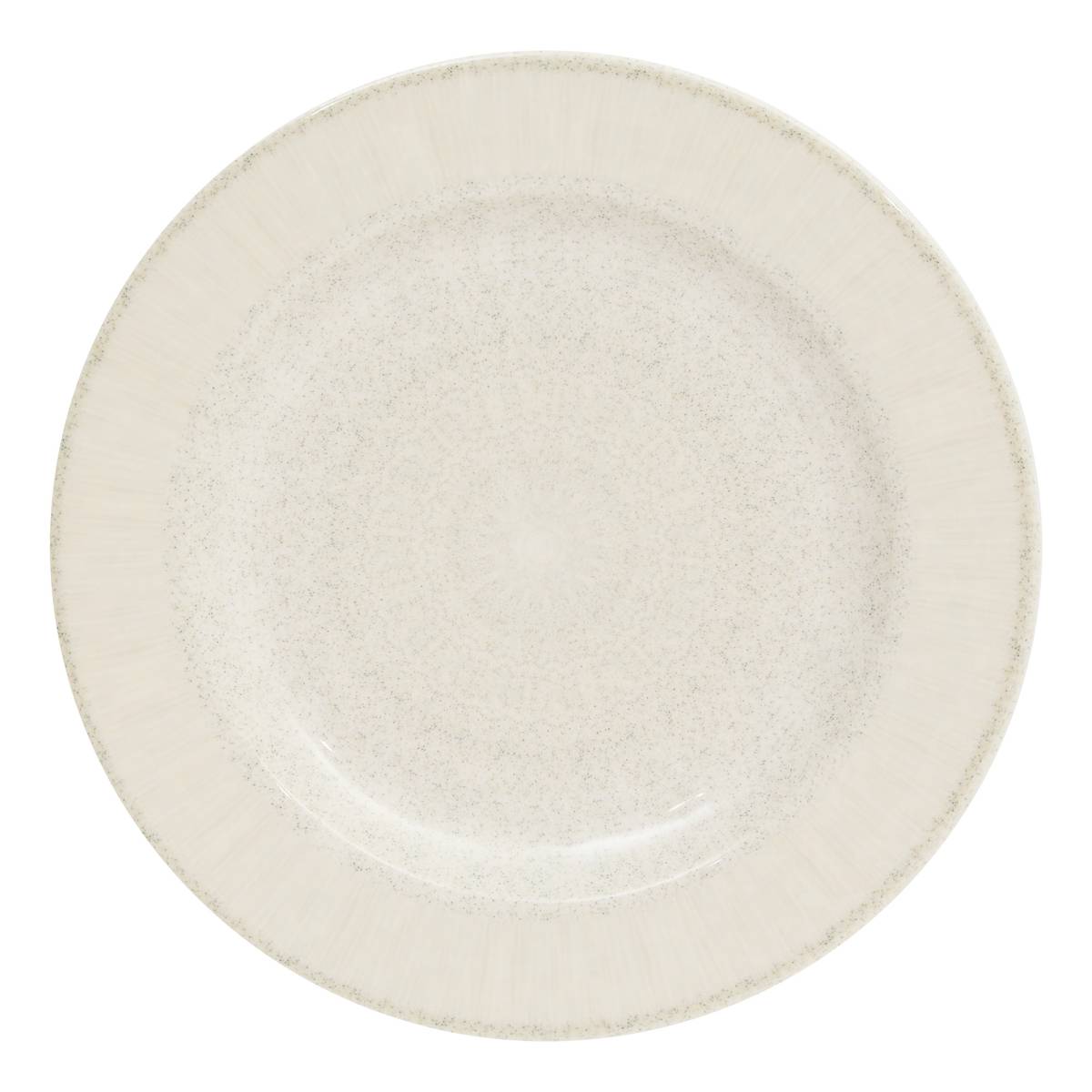 Lote de 6 platos de postre "Solene" D.22,7 cm, Beige Beige