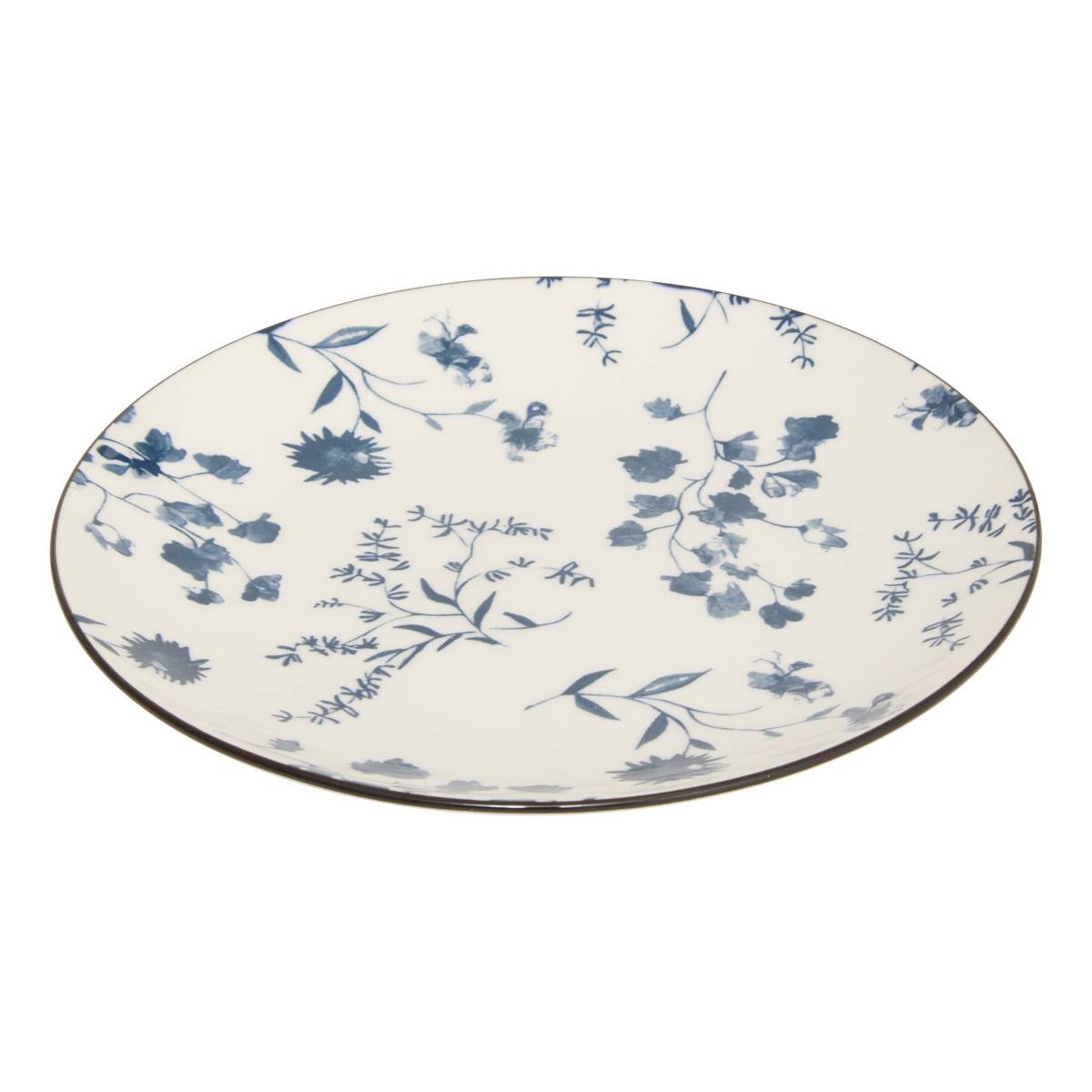 Juego de 6 platos de postre "Umami" Porcelana, D.19,4 cm, Azul Azul 2