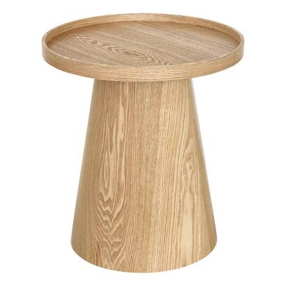 Mesa auxiliar "hercyna" beige, &Oslash; 45 cm