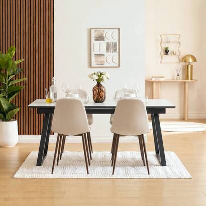 Mesa de comedor "camburi" 4 plazas