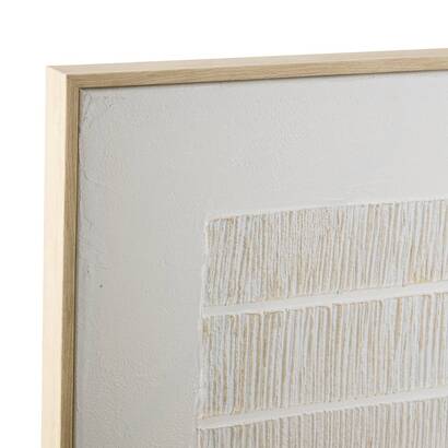 Lienzo 3d "morens" blanco, 100x100 cm