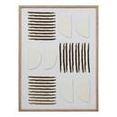 Lienzo 3D "Nourane" Blanco, 45x60 cm Blanco