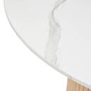 Mesa de comedor "Homelya" 4 plazas Beige / Blanco