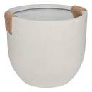Maceta "Sien" Blanco, D.30/38/47 cm Blanco