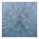 Lienzo Impreso Enmarcado "Stan" Azul, 78x78 cm Azul