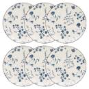 Juego de 6 platos de postre "Umami" Porcelana, D.19,4 cm, Azul Azul 2