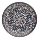 Plato de postre "Ines" gres (cer&aacute;mica), D.20,5 cm Azul