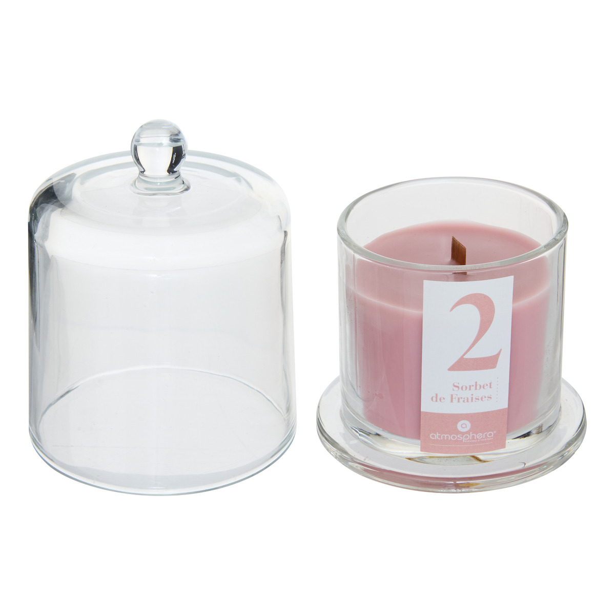 Cofre perfumado "Numia" Fresa, 2 velas 180/240g, 1 difusor 180 ml, 1 spray 100 ml Fresa