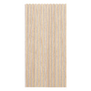Lote de 3 paneles decorativos de listones de madera "Colva" Efecto roble claro, Fondo greige, 120x60 cm Efecto roble claro / Fondo gris