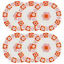 Vajilla 12 piezas "Bloomorama" Atmosphera x Cha Cha Pop Multicolor