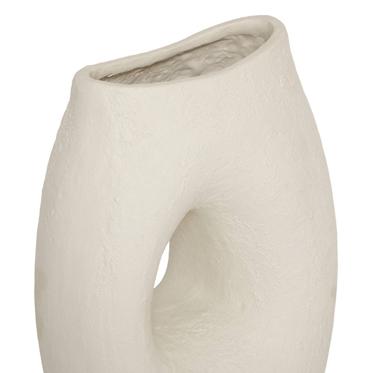 Jarrón "Brea" Blanco, H.51 cm Blanco