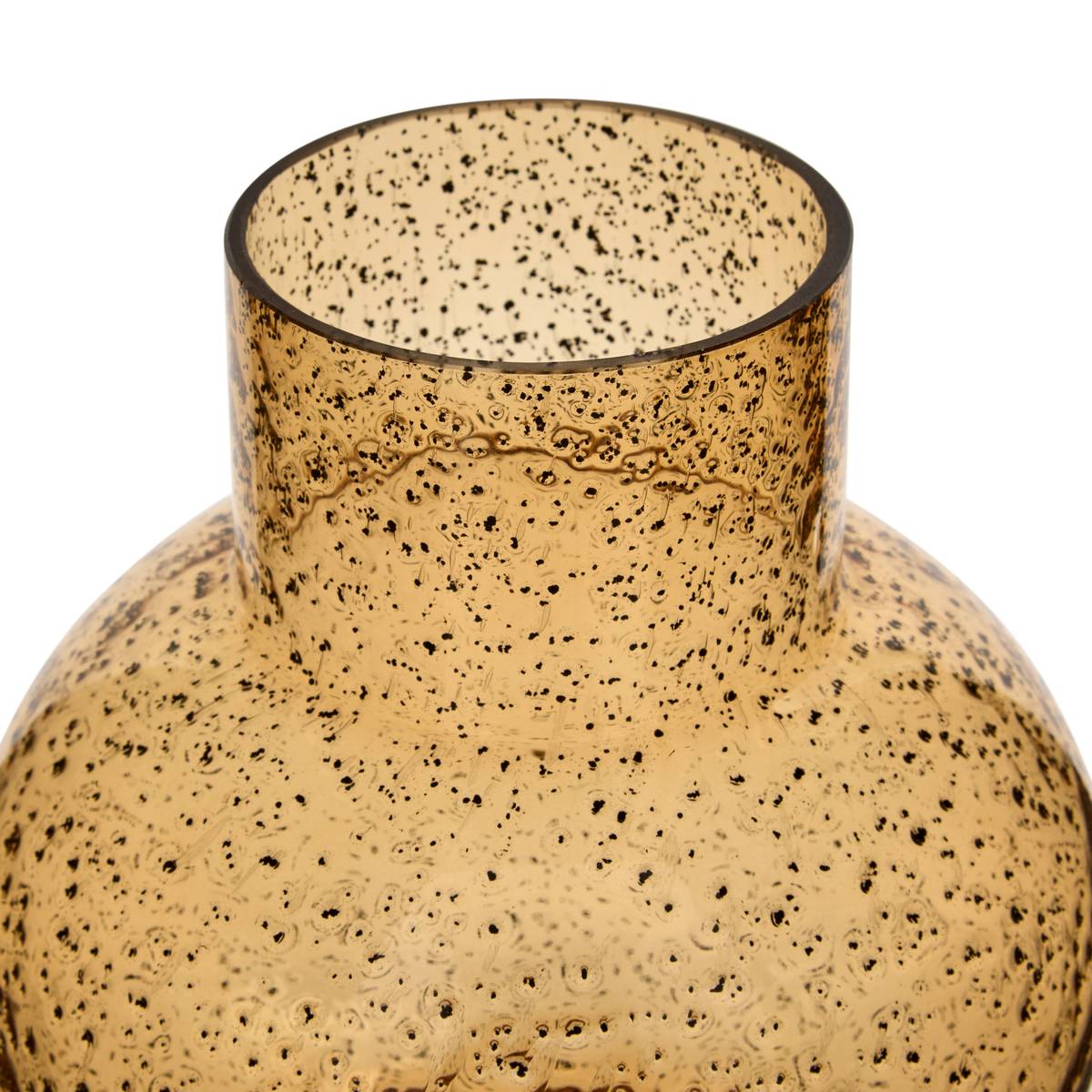 Jarr&oacute;n "Manae" Vidrio, H.23 cm Amarillo