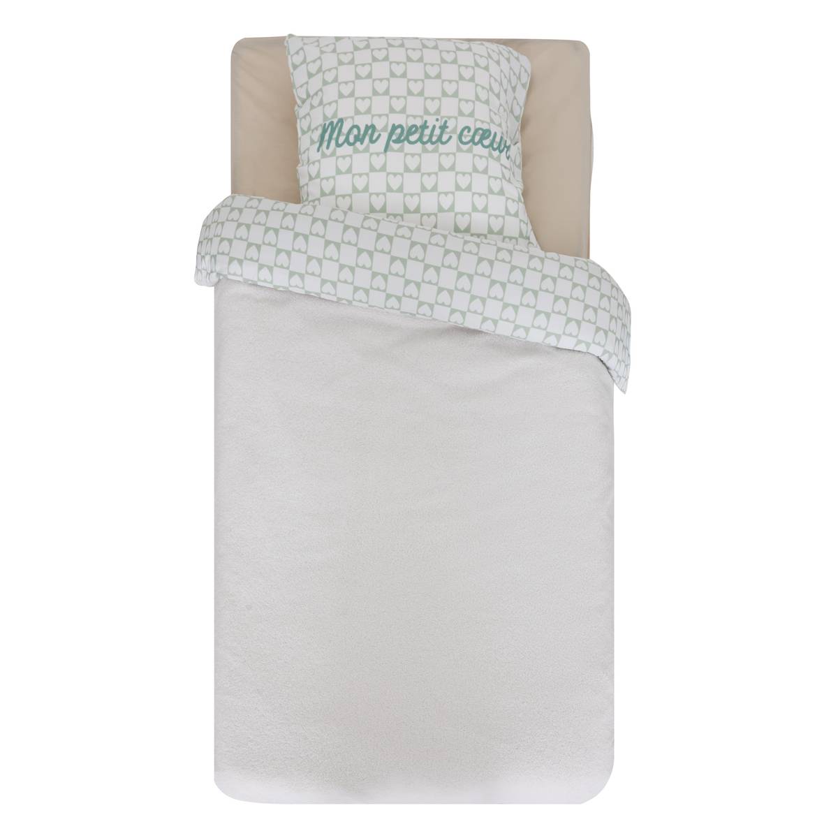 Juego de cama infantil "Jaiko" Verde, 200x140 cm Verde