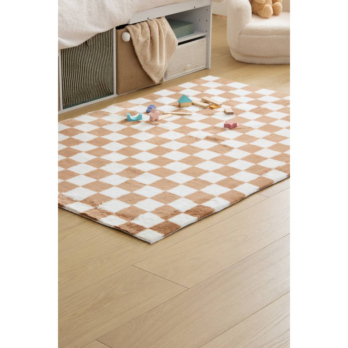 Alfombra "Couka" 150x100 cm Azul