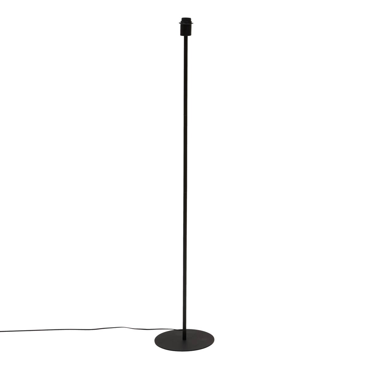 Pie de lámpara de pie "Galia" Negro, H.133 cm Negro