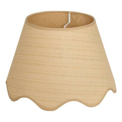 Pantalla "flore" d. 37 cm, beige