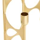 Candelabro "Crush" Acero, Dorado, H.48 cm Oro
