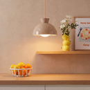 Lámpara colgante "Lito" Beige, Ø 22 cm Beige