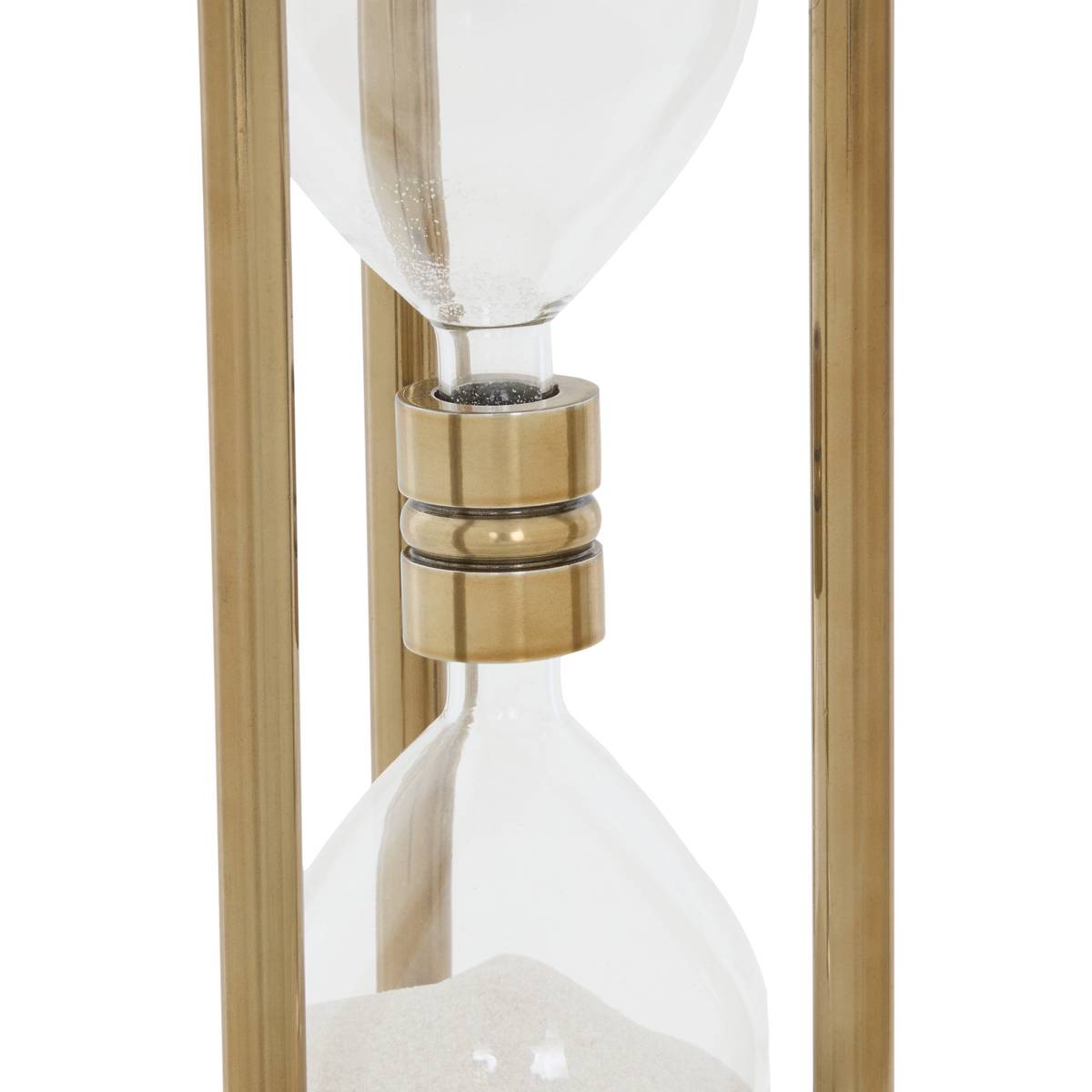 Reloj de arena "Gaya" aluminio, Dorado, H.30 cm Oro