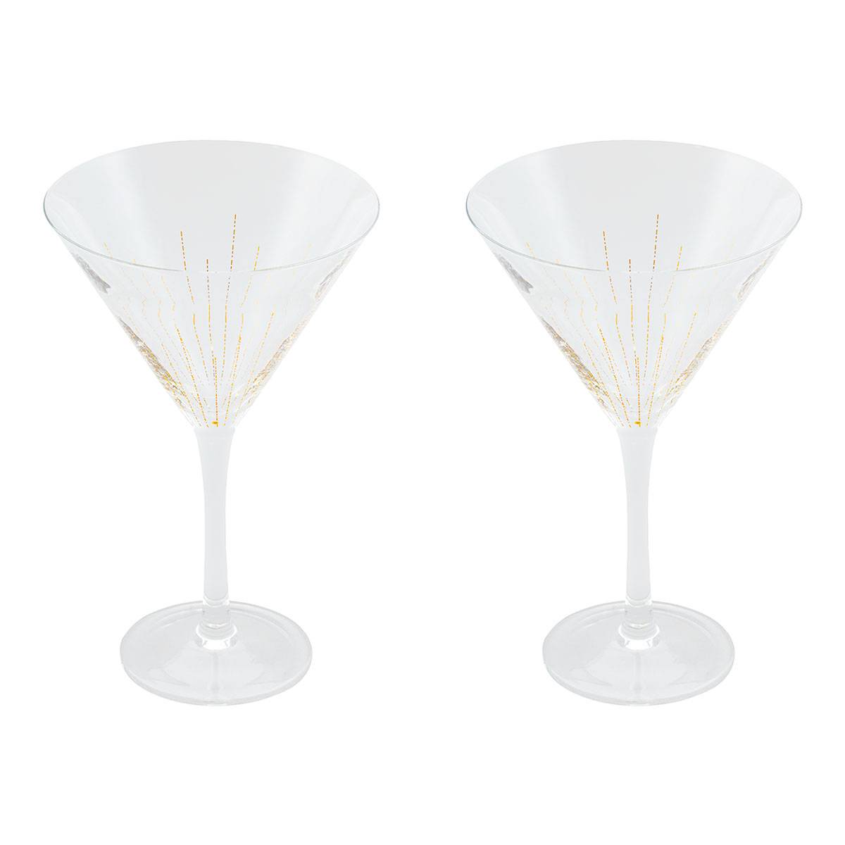 Lote de 2 vasos de cóctel "Lunis"