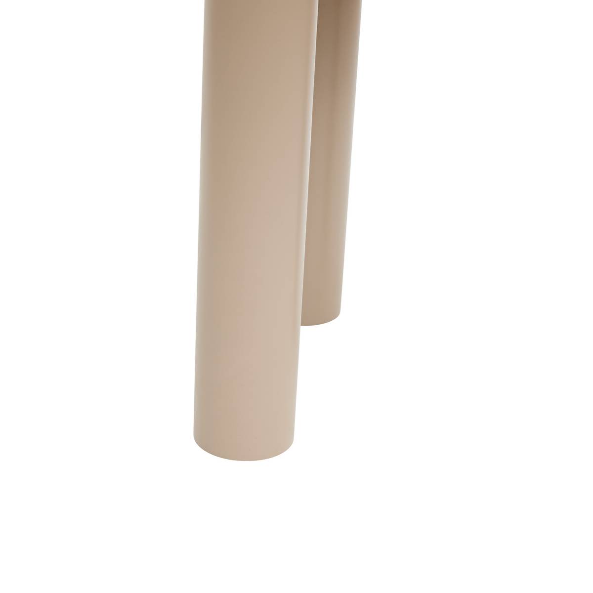 Mesa auxiliar "Plump" Pino, Beige, D.40 cm Beige