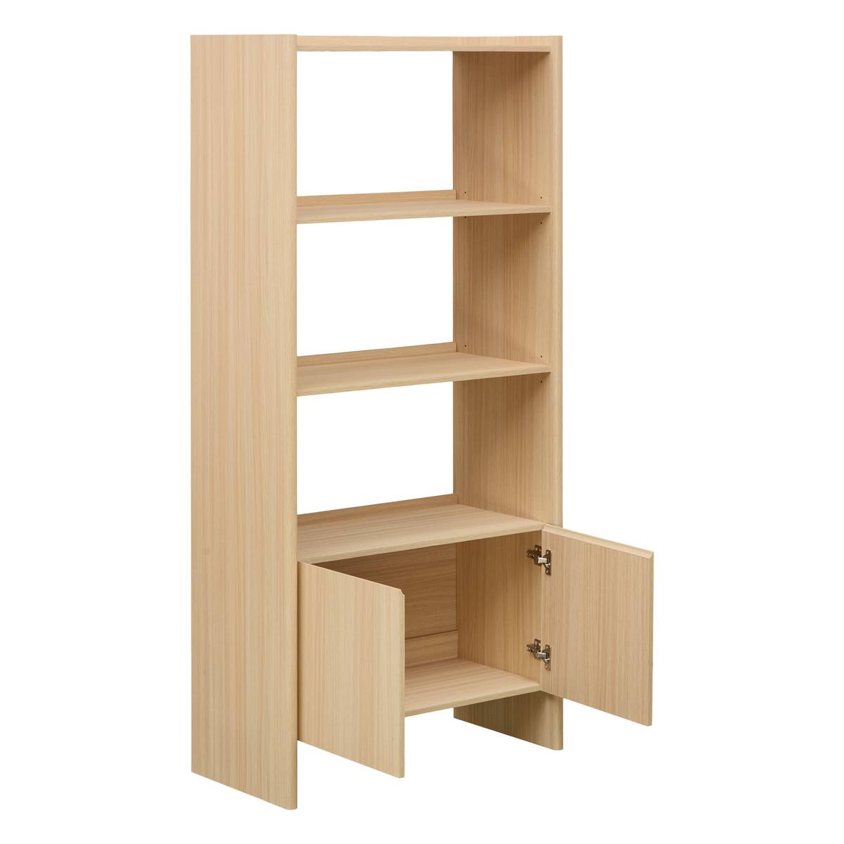 Librer&iacute;a rectangular de 3 niveles "John" Beige, 180x85 cm Beige
