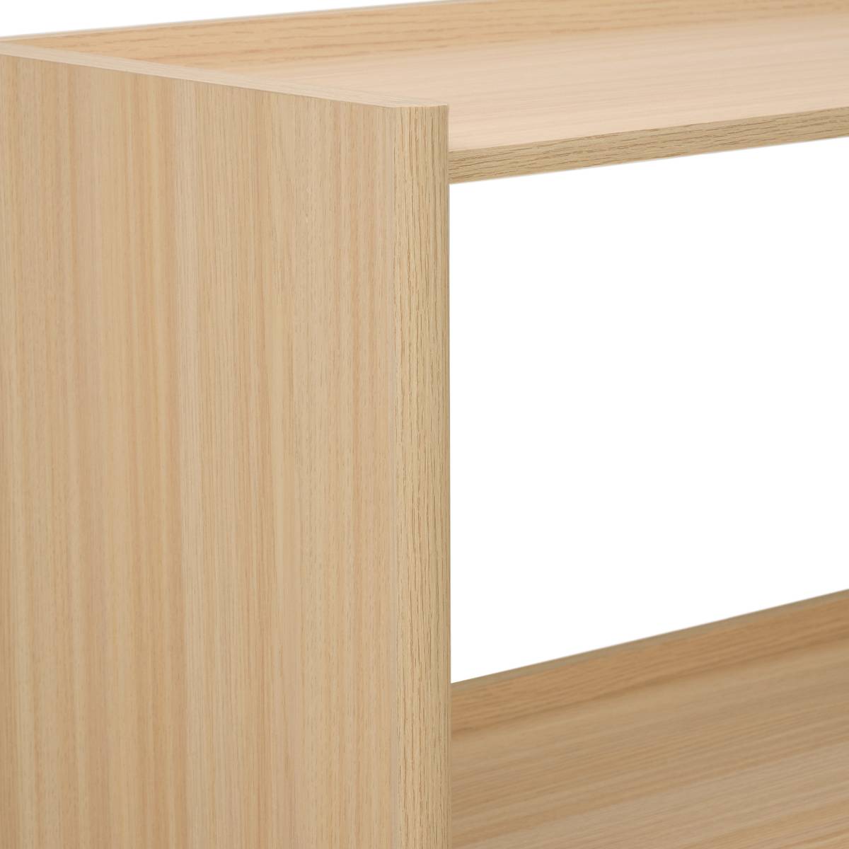 Librer&iacute;a rectangular de 3 niveles "John" Beige, 180x85 cm Beige