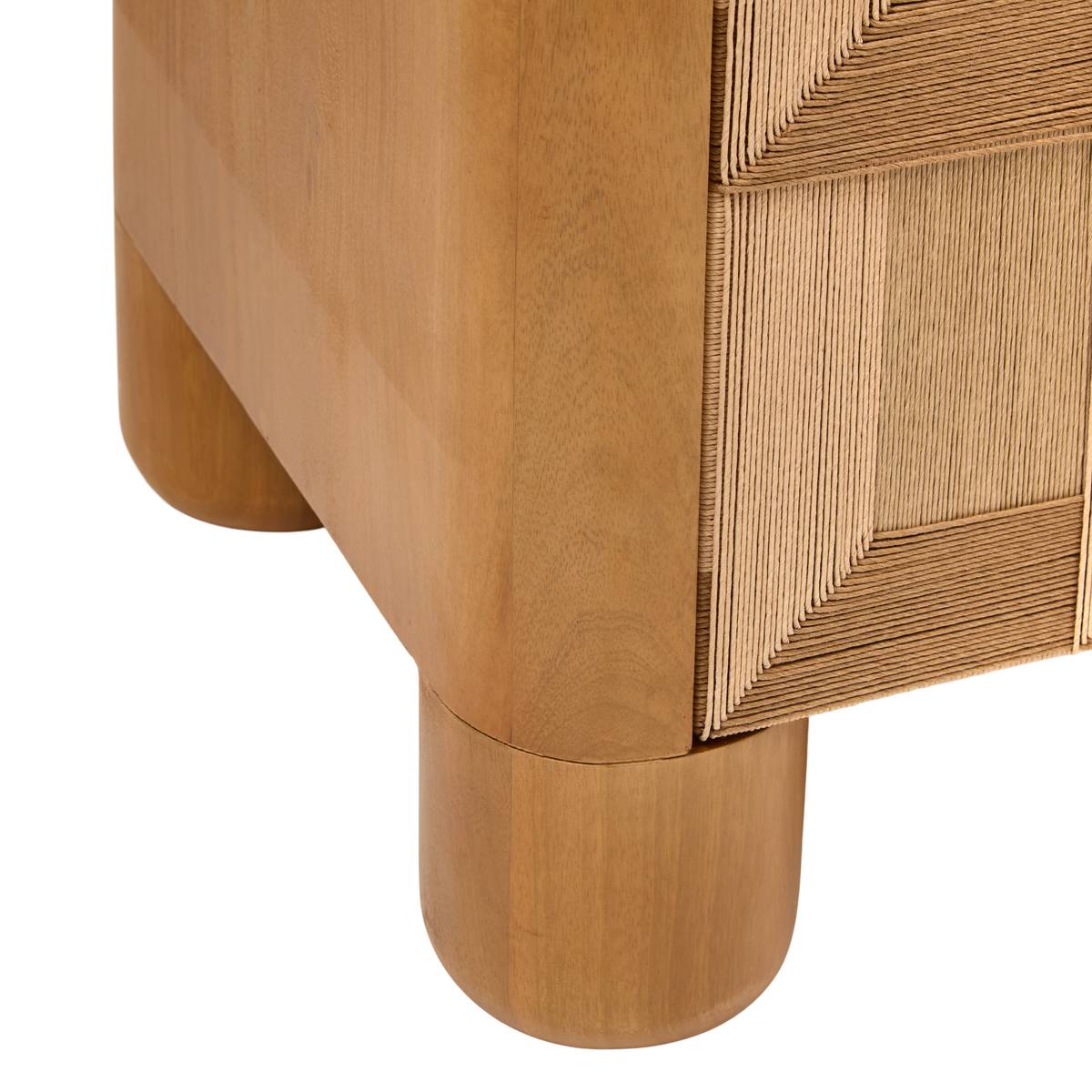 Aparador rectangular 4 puertas 2 niveles Netsi Mango, Miel, 175x75 cm Miel