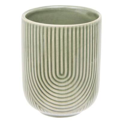 Taza "lya" 200 ml, loza, verde
