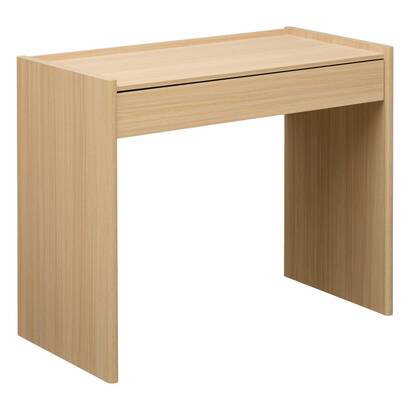 Escritorio rectangular con 1 caj&oacute;n "john" beige, 100x50 cm