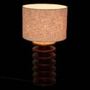 Lámpara "Rochi" Acero, Marrón, H.60 cm Marrón