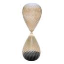 Reloj de arena "Aubin" Vidrio, Marrón, Al.42,5 cm Marrón